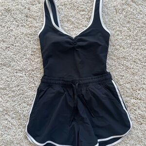 Abercrombie & Fitch Black Athletic Set